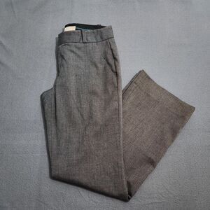 Banana Republic Women 2 Martin Fit Herringbone Lined Straight Leg Dress Pants